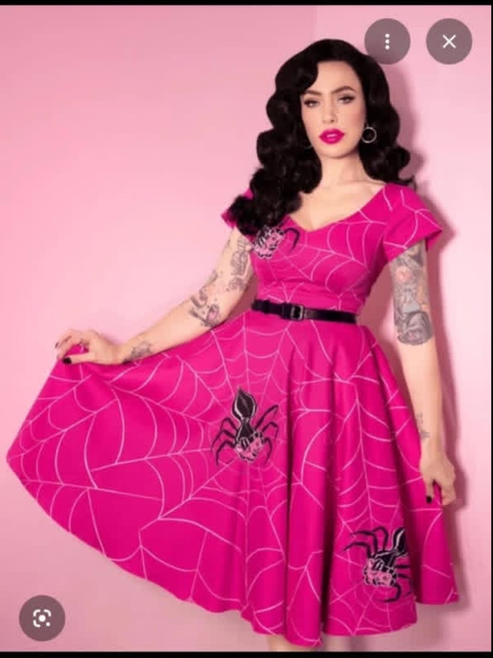 Vixen by Micheline Pitt- Mean Girls Club Pinky Spiderweb Vanity Fair Dress